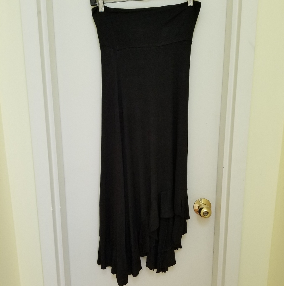 Long black skirt